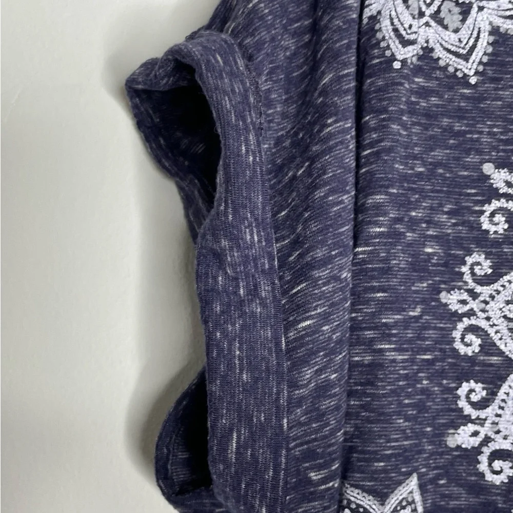 Style & Co. Plus Size Macy’s purple Mandala short sleeve T-Shirt Size 2X - Picture 5 of 9